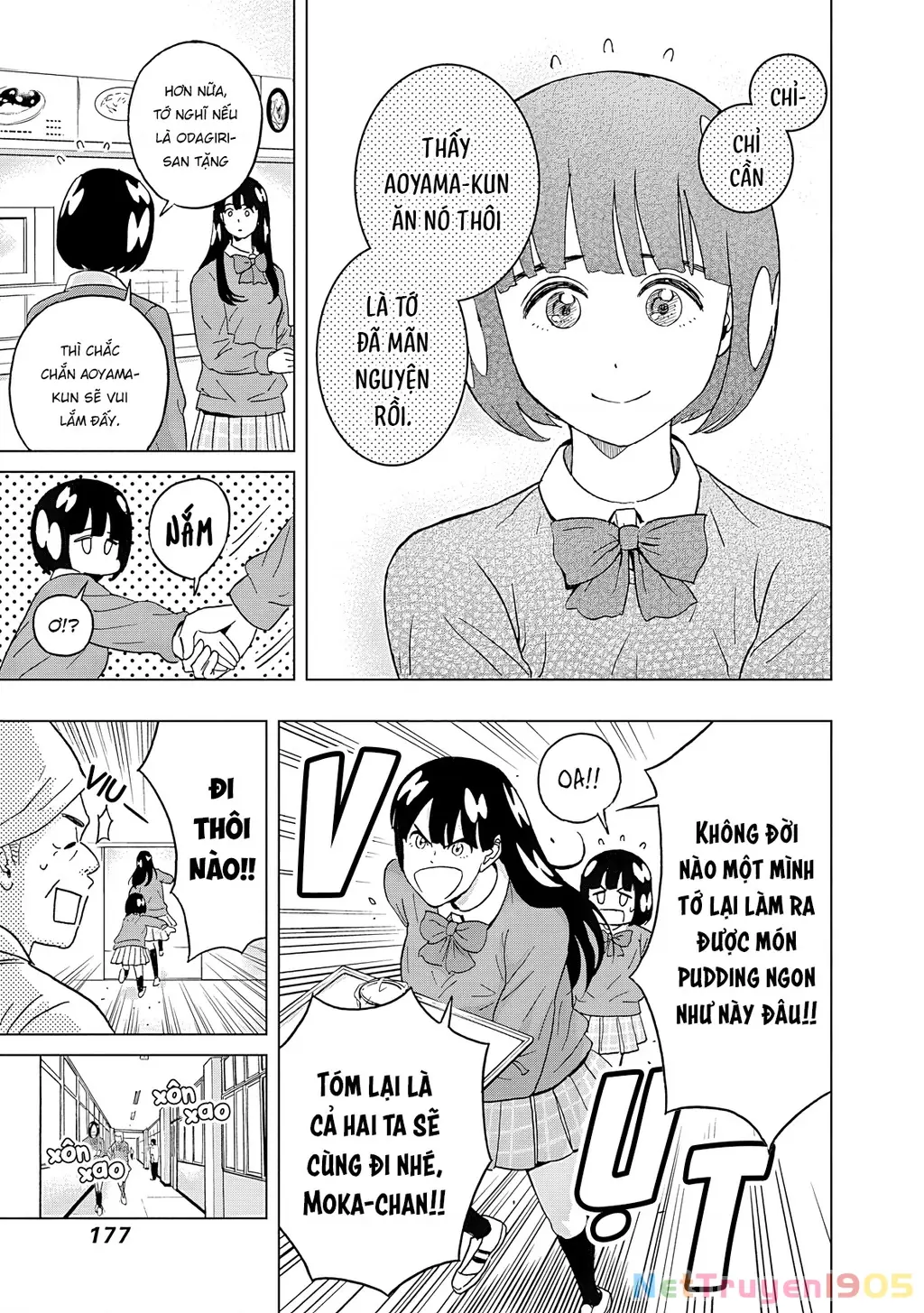 Keppeki Danshi! Aoyama-kun Chapter 58 - Trang 17