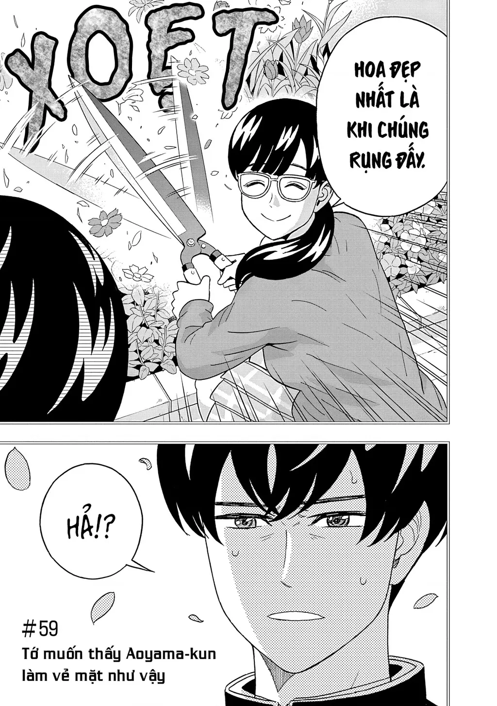 Keppeki Danshi! Aoyama-kun Chapter 59 - Trang 8