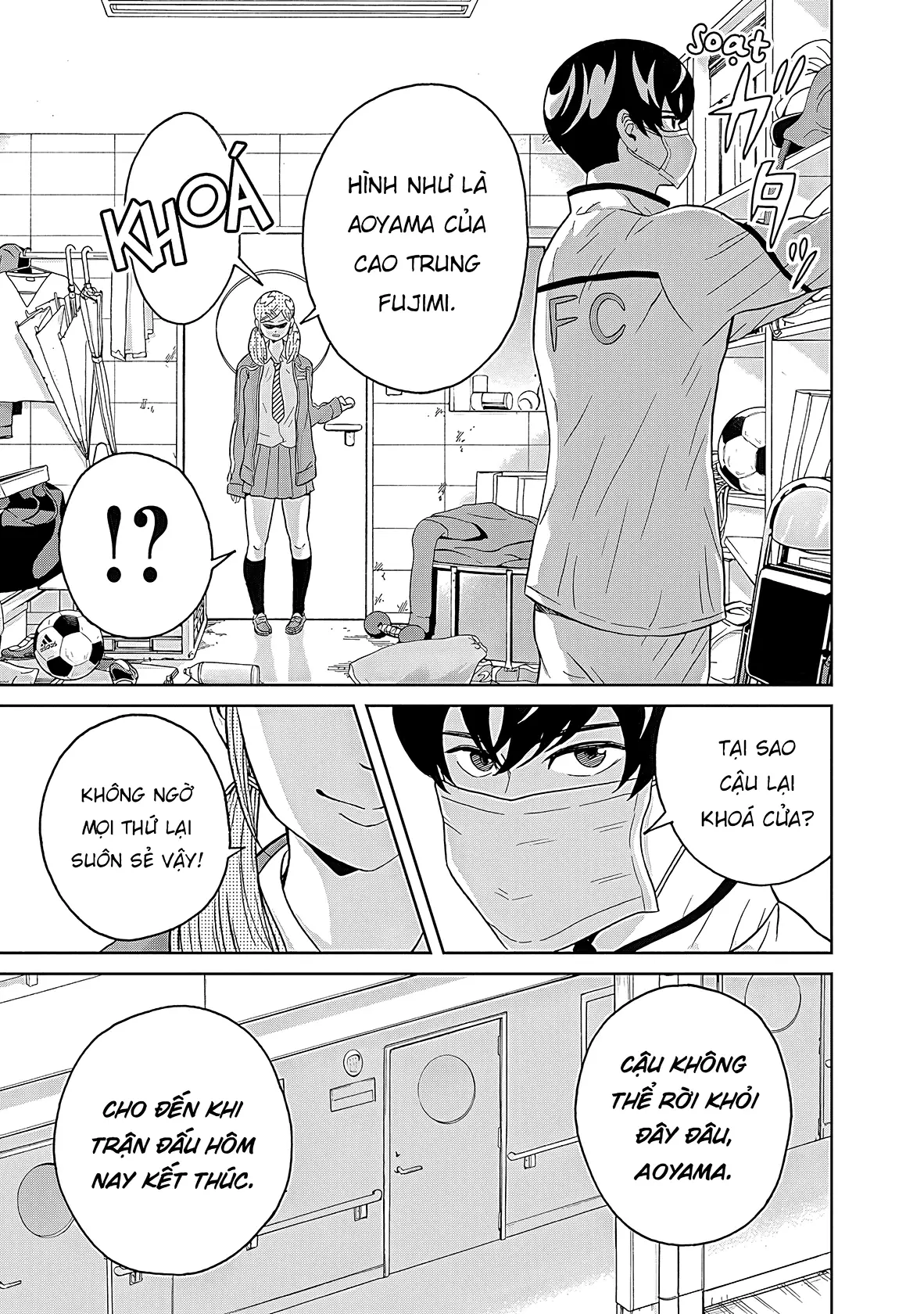 Keppeki Danshi! Aoyama-kun Chapter 6 - Trang 16
