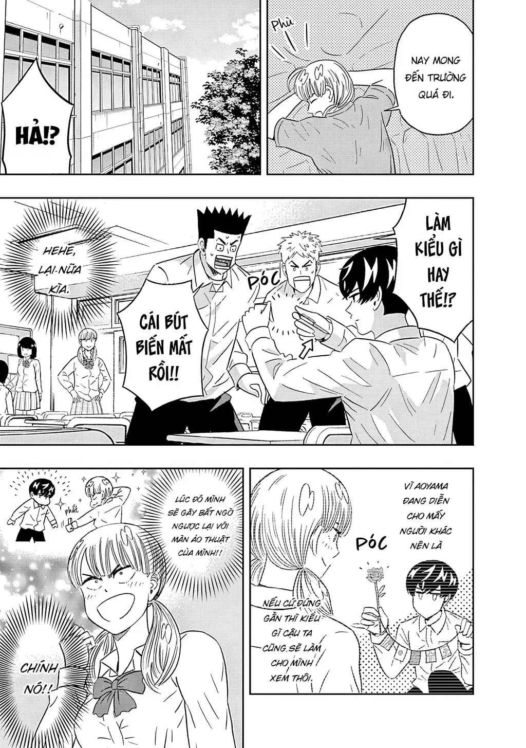 Keppeki Danshi! Aoyama-kun Chapter 62 - Trang 12