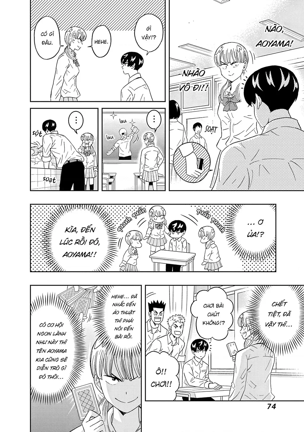 Keppeki Danshi! Aoyama-kun Chapter 62 - Trang 13