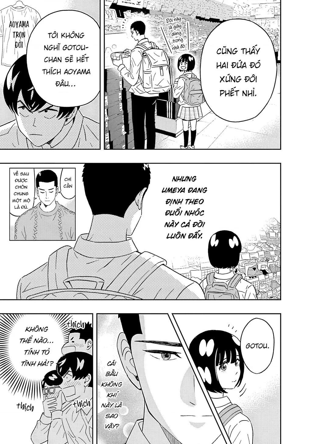 Keppeki Danshi! Aoyama-kun Chapter 63 - Trang 10