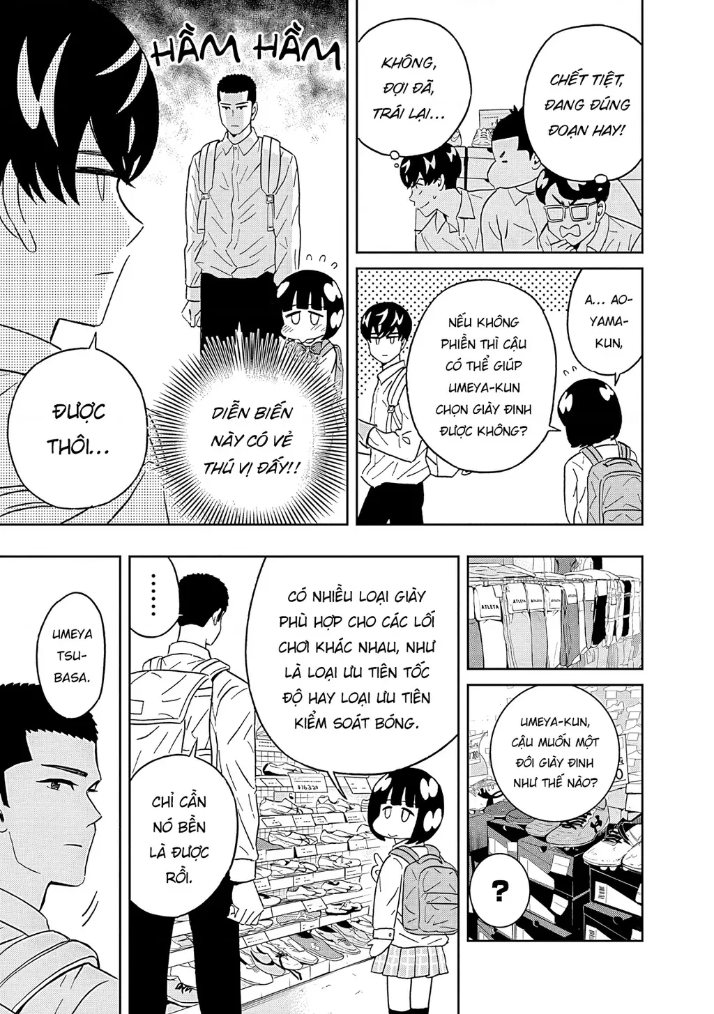 Keppeki Danshi! Aoyama-kun Chapter 63 - Trang 12