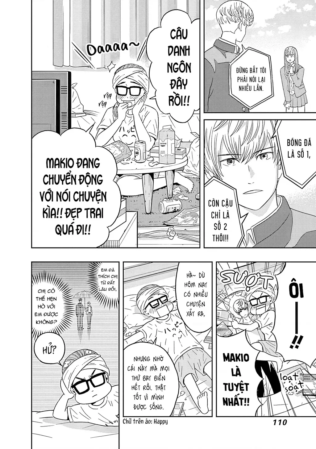 Keppeki Danshi! Aoyama-kun Chapter 64 - Trang 10