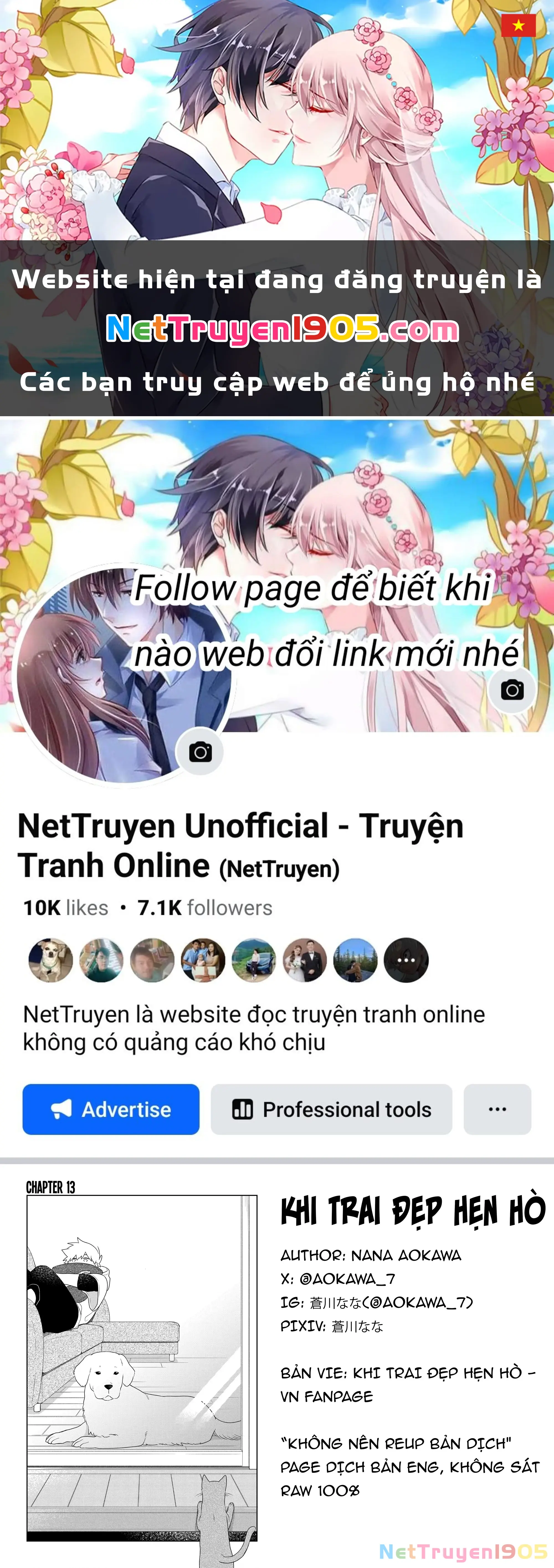 Khi "Trai" Đẹp Hẹn Hò Chapter 13 - Trang 2