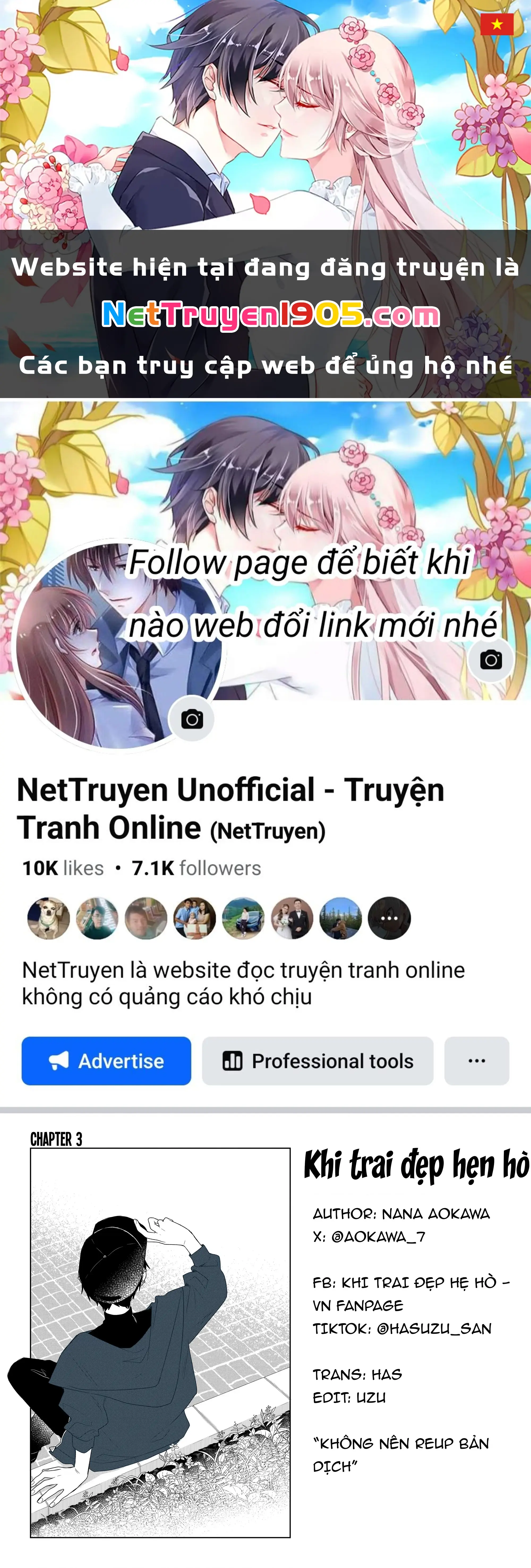 Khi "Trai" Đẹp Hẹn Hò Chapter 3 - Trang 2