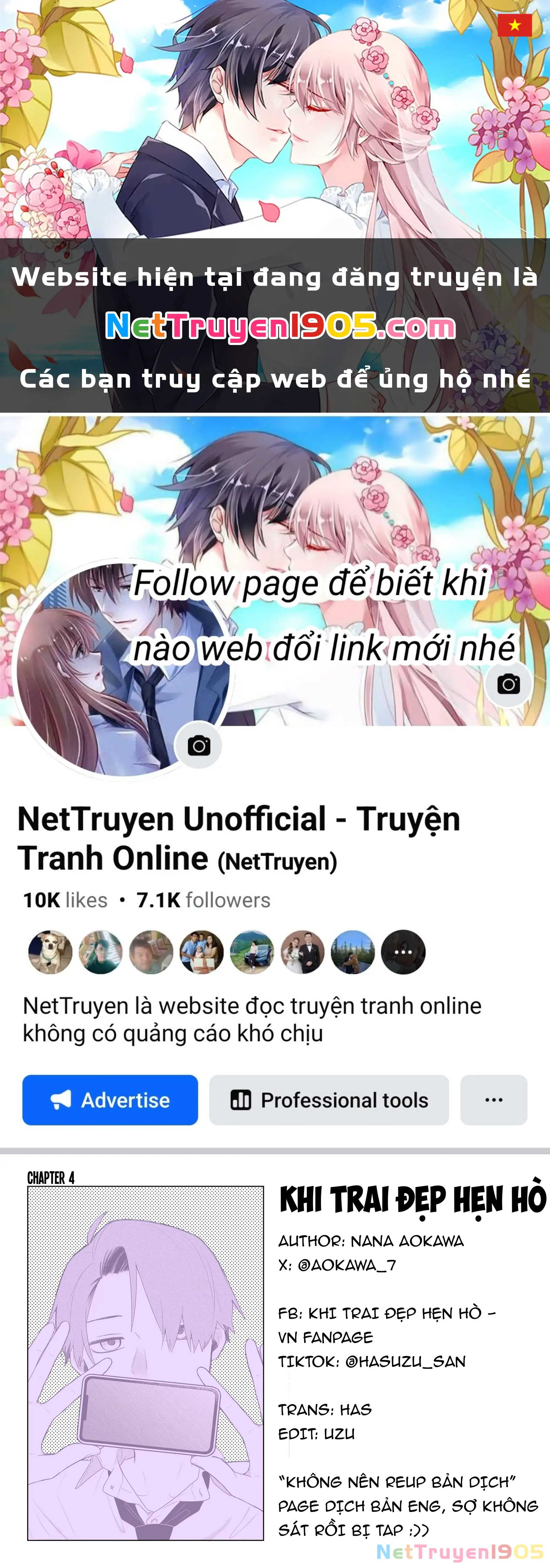 Khi "Trai" Đẹp Hẹn Hò Chapter 4 - Trang 2