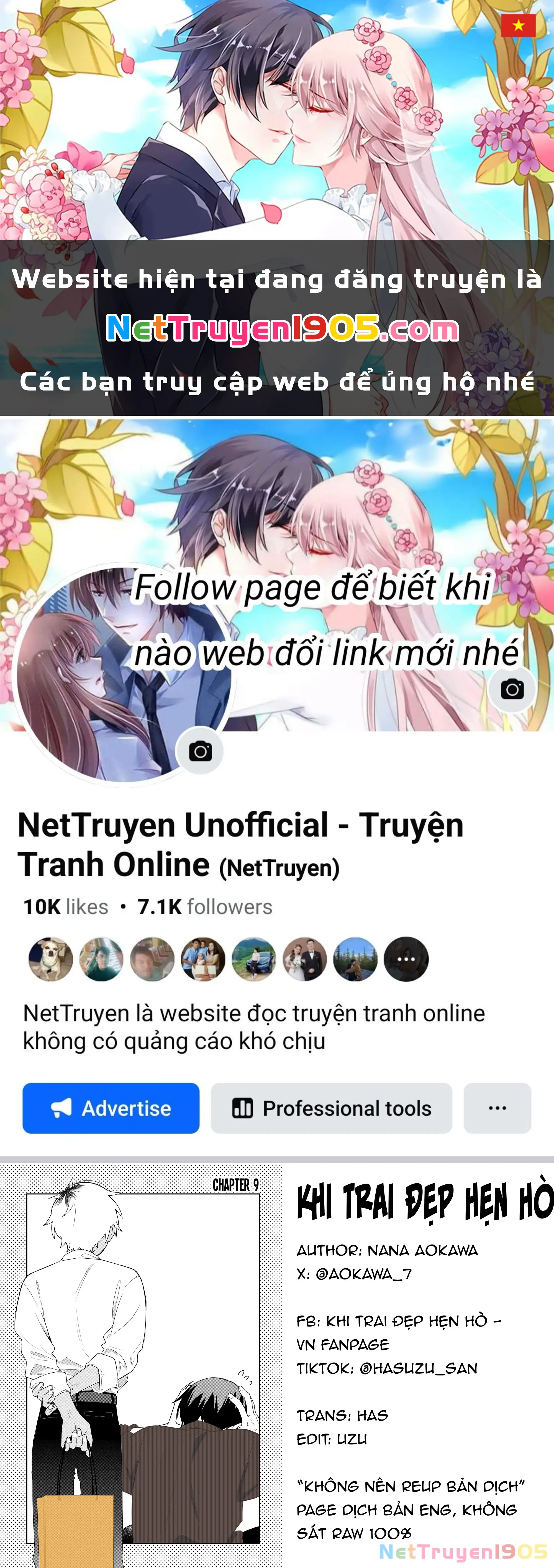 Khi "Trai" Đẹp Hẹn Hò Chapter 9 - Trang 2