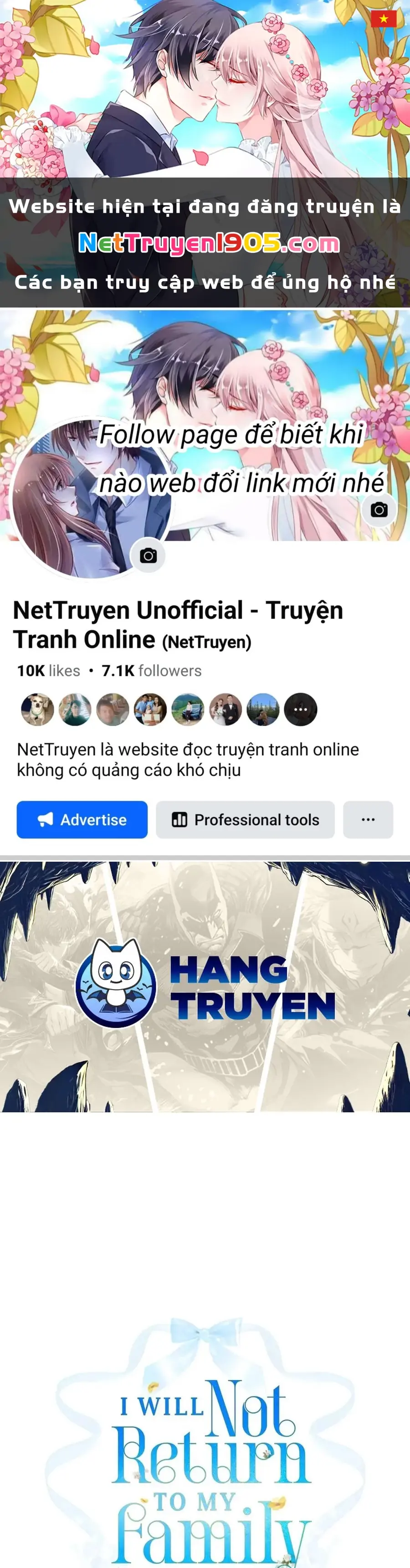Không Bao Giờ Trở Về Gia Đình Đã Bỏ Rơi Tôi Chapter 0 - Trang 2