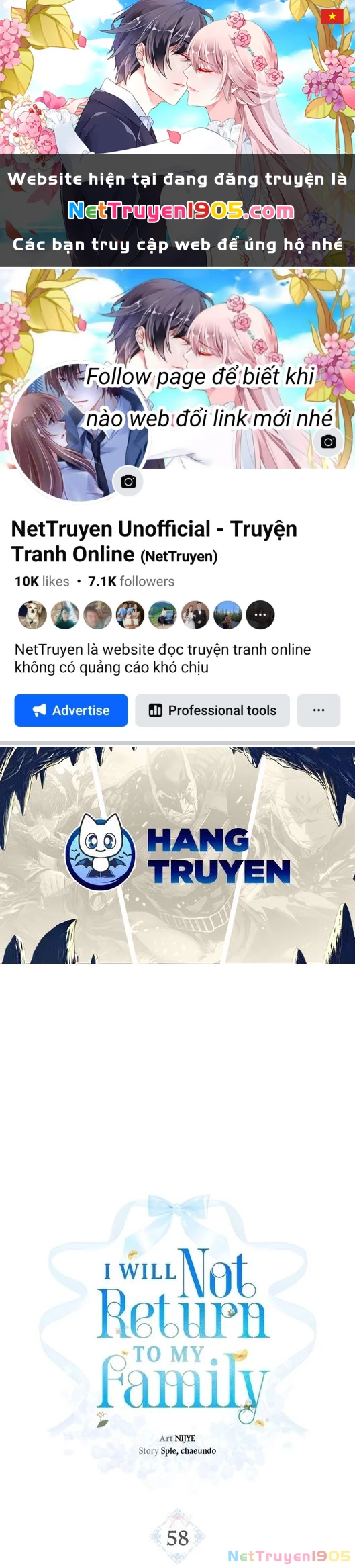 Không Bao Giờ Trở Về Gia Đình Đã Bỏ Rơi Tôi Chapter 58 - Trang 2