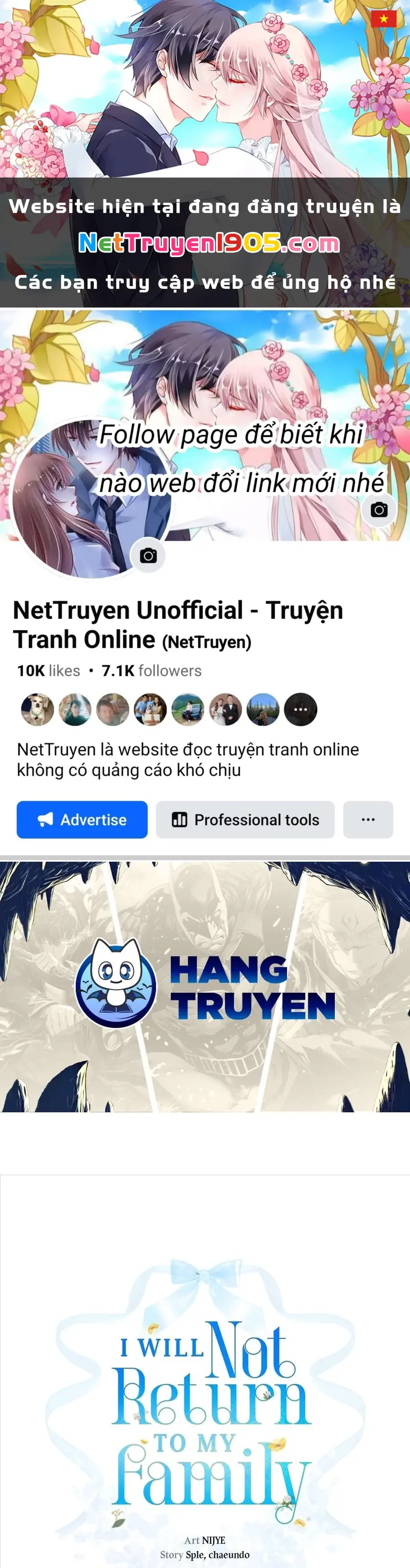 Không Bao Giờ Trở Về Gia Đình Đã Bỏ Rơi Tôi Chapter 74 - Trang 2