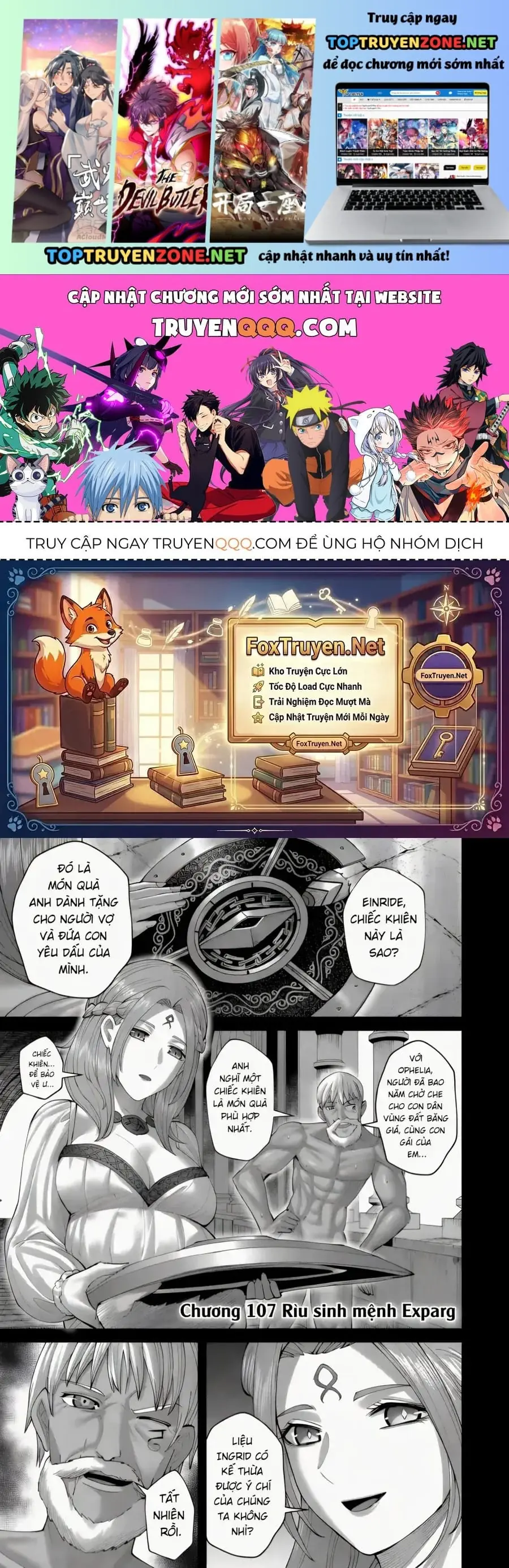 Kichiku Eiyuu Chapter 107 - Trang 3