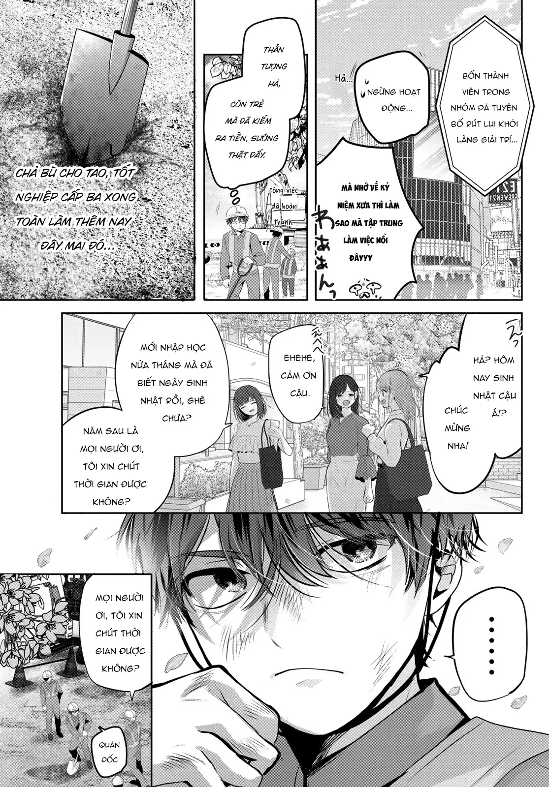 Kimi to Sakura no Hanataba o Chapter 1 - Trang 8
