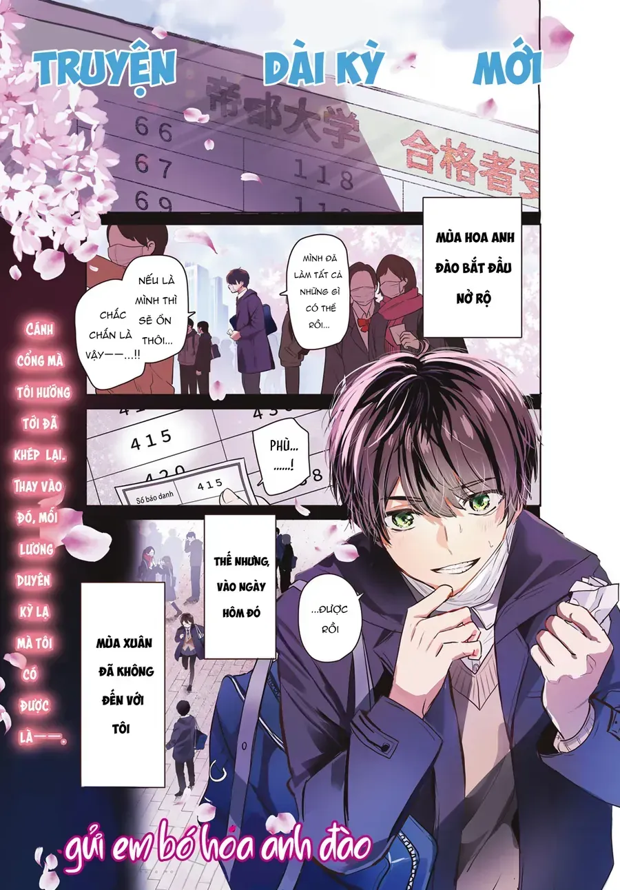 Kimi To Sakura No Hanataba Wo Chapter 1 - Trang 4