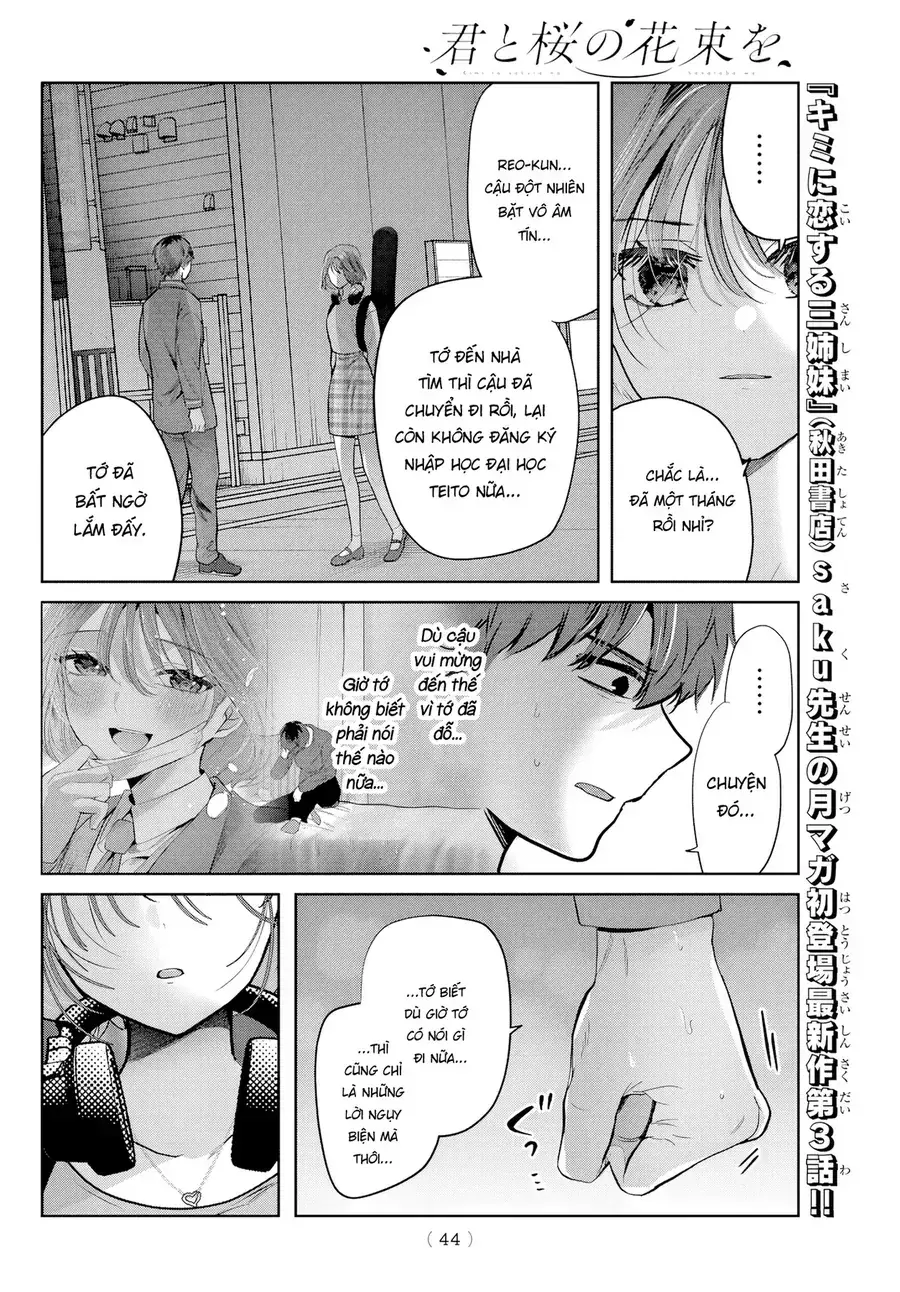 Kimi To Sakura No Hanataba Wo Chapter 3 - Trang 7