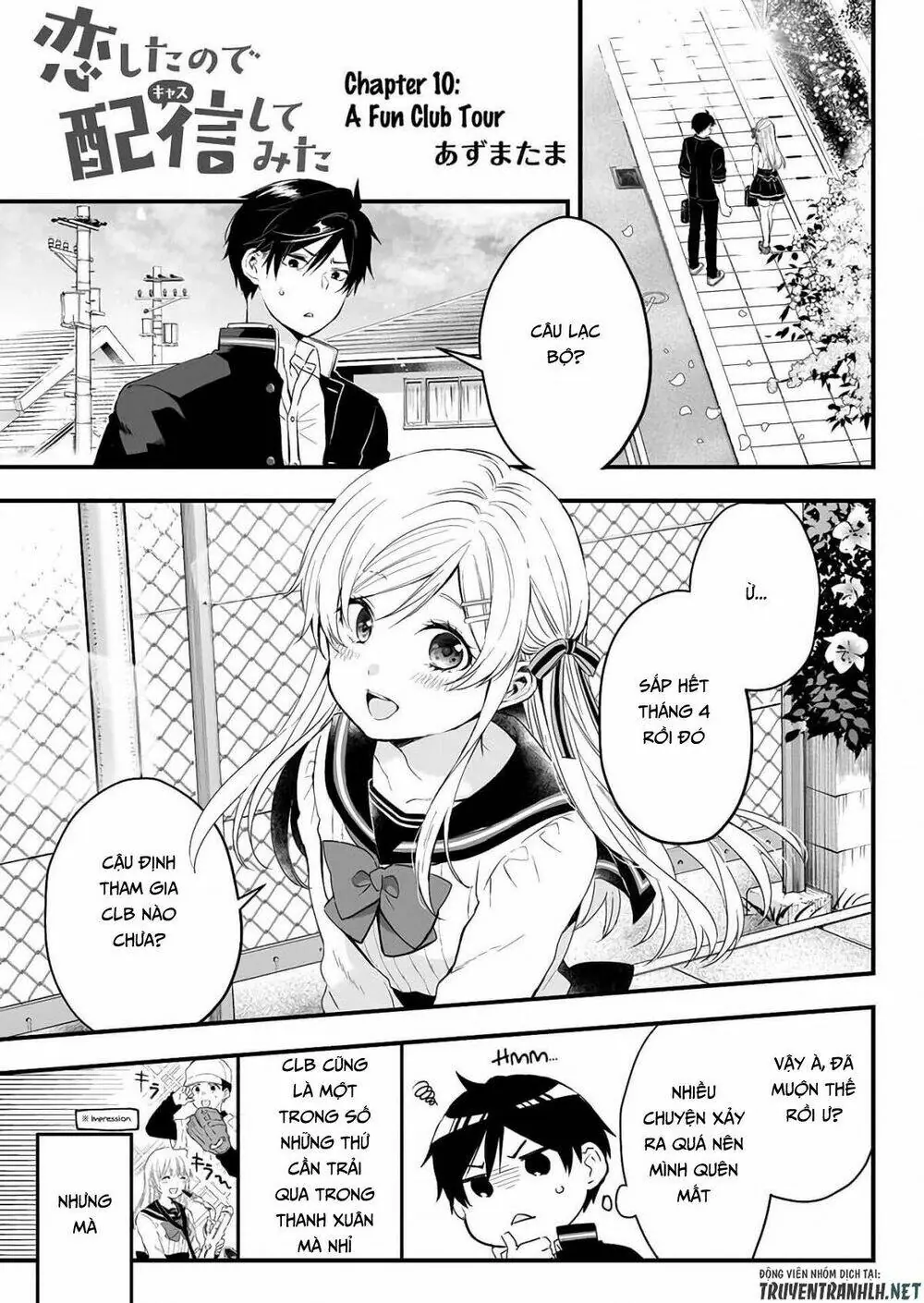 Koi Shita No De, Haishin Shite Mita Chapter 10 - Trang 4
