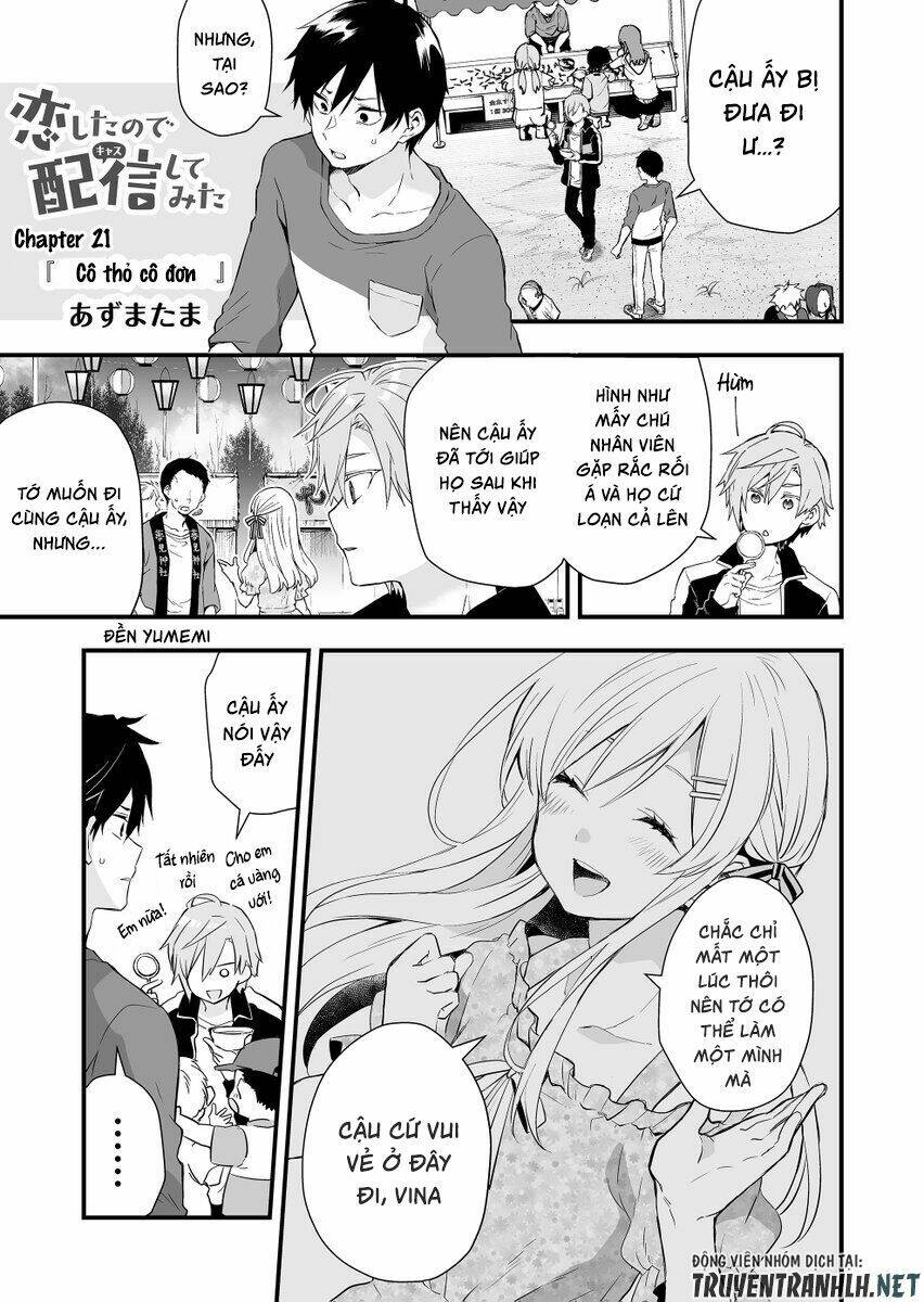Koi Shita No De, Haishin Shite Mita Chapter 21 - Trang 3