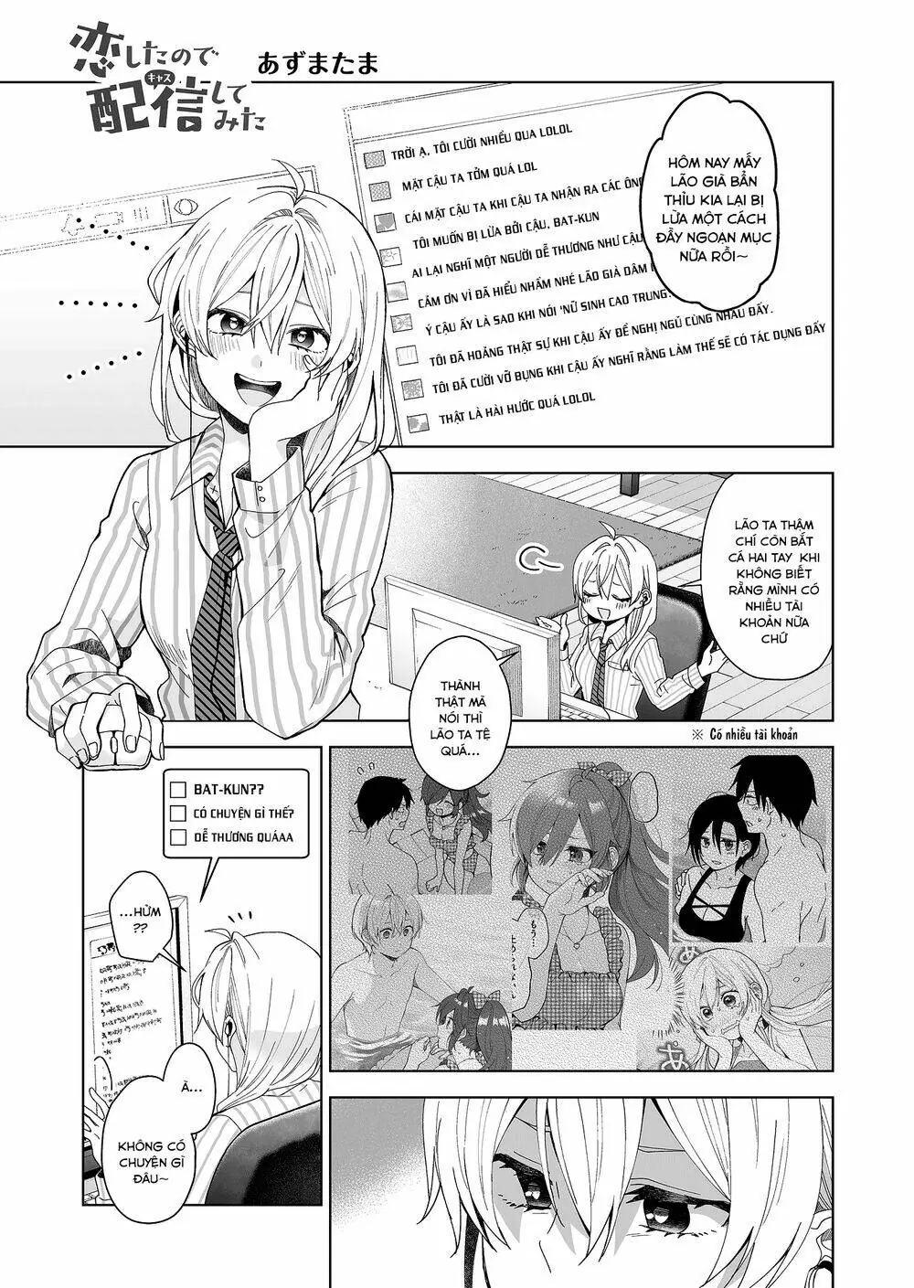 Koi Shita No De, Haishin Shite Mita Chapter 42 - Trang 3