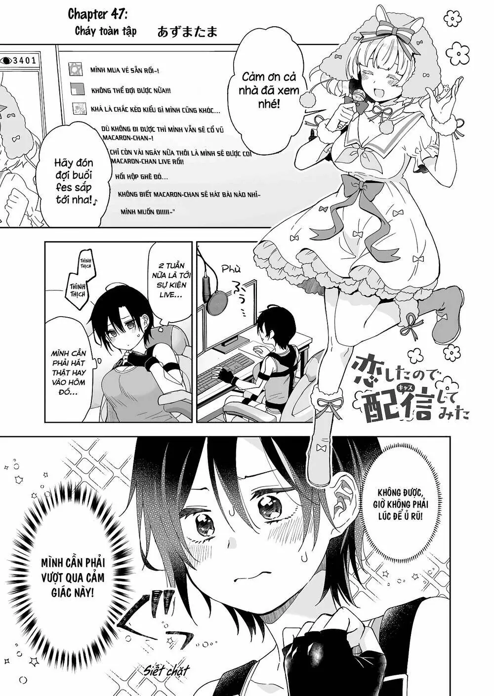 Koi Shita No De, Haishin Shite Mita Chapter 47 - Trang 3