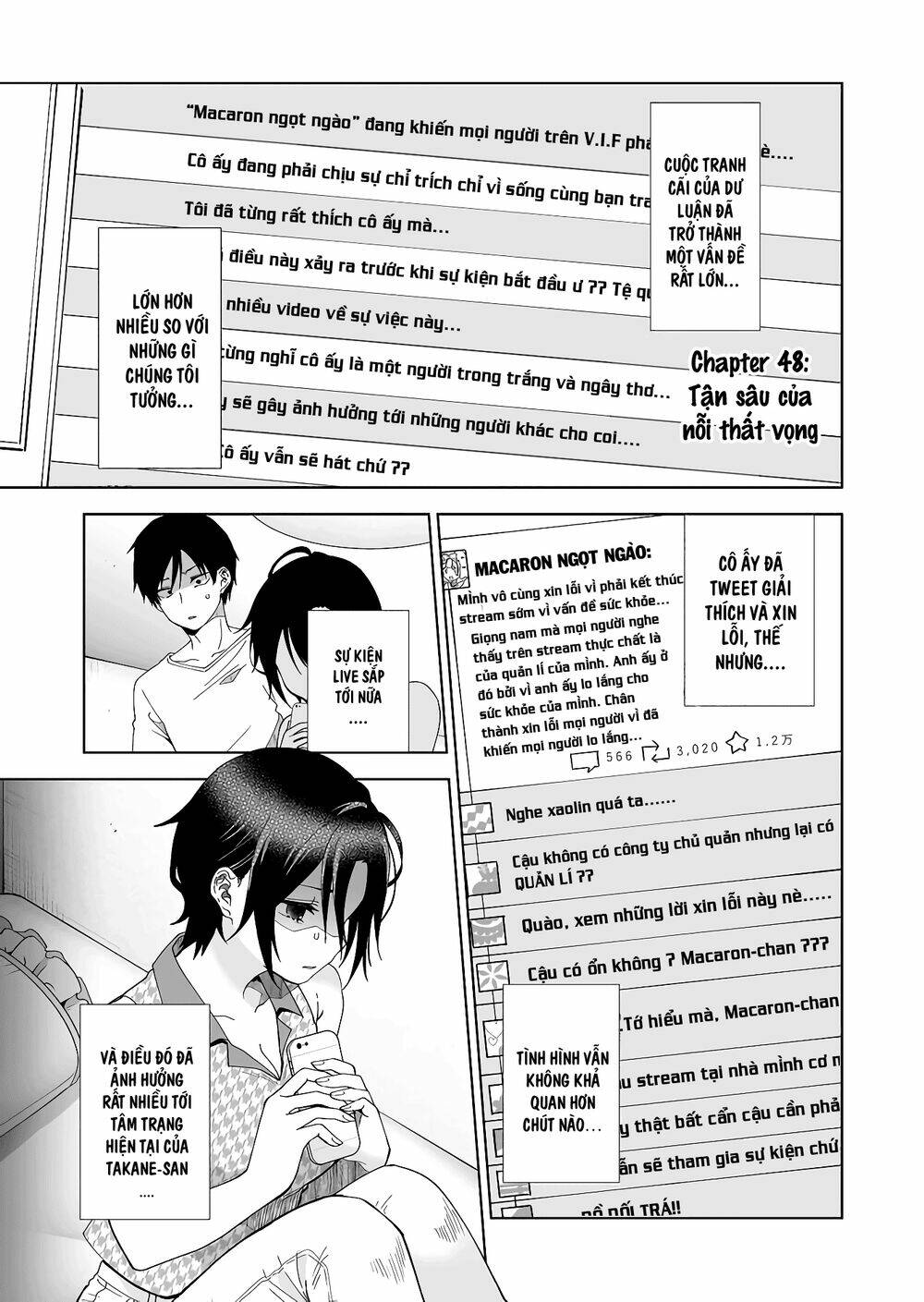 Koi Shita No De, Haishin Shite Mita Chapter 48 - Trang 3