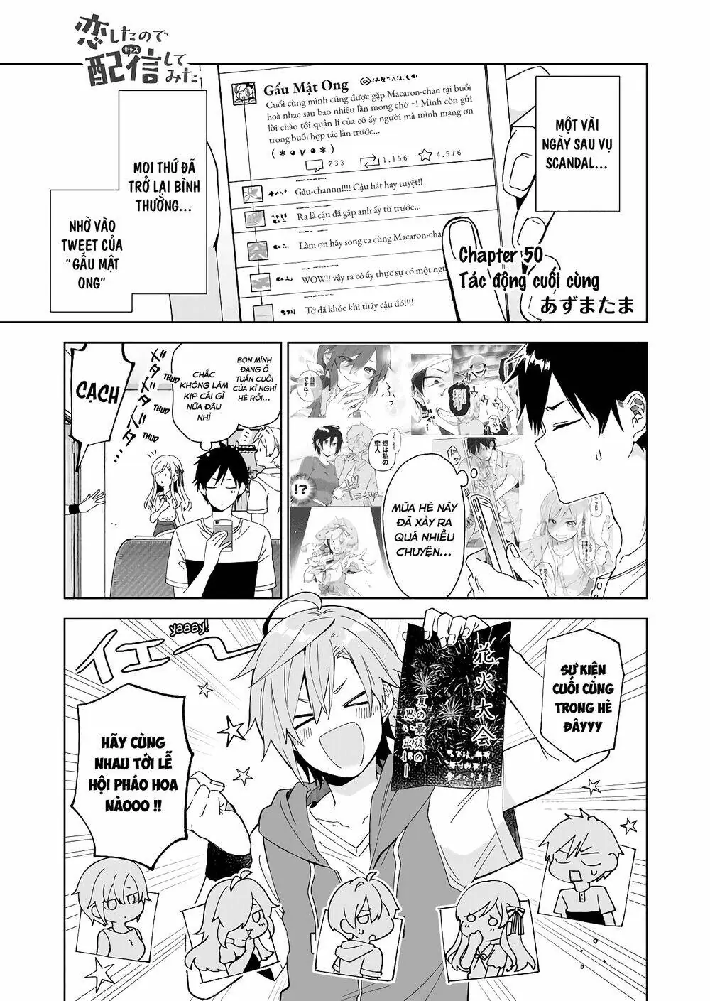 Koi Shita No De, Haishin Shite Mita Chapter 50 - Trang 3