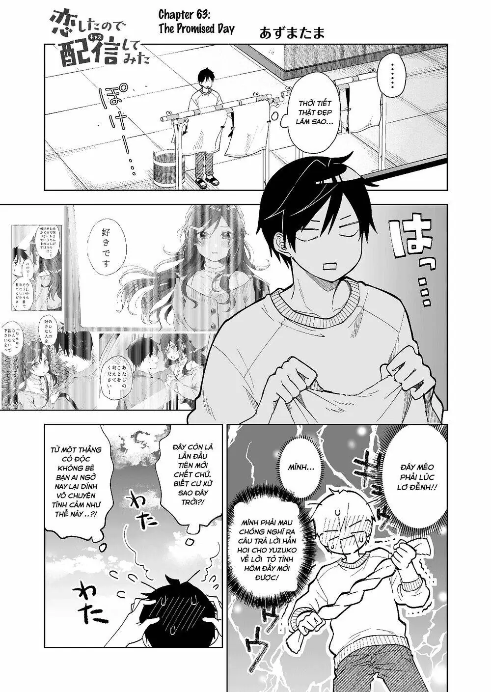 Koi Shita No De, Haishin Shite Mita Chapter 63 - Trang 2