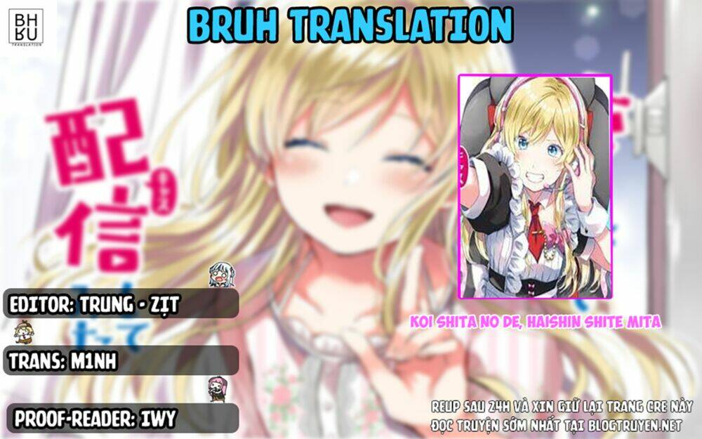 Koi Shita No De, Haishin Shite Mita Chapter 65 - Trang 3