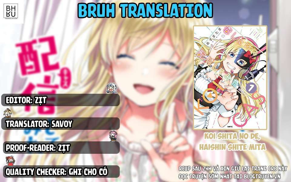 Koi Shita No De, Haishin Shite Mita Chapter 66 - Trang 3