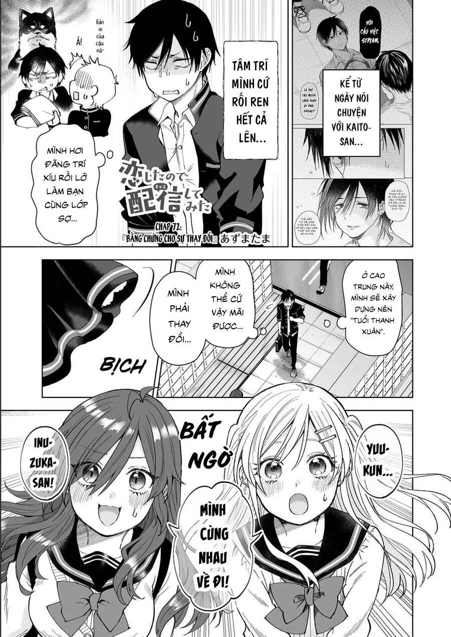 Koi Shita No De, Haishin Shite Mita Chapter 72 - Trang 4