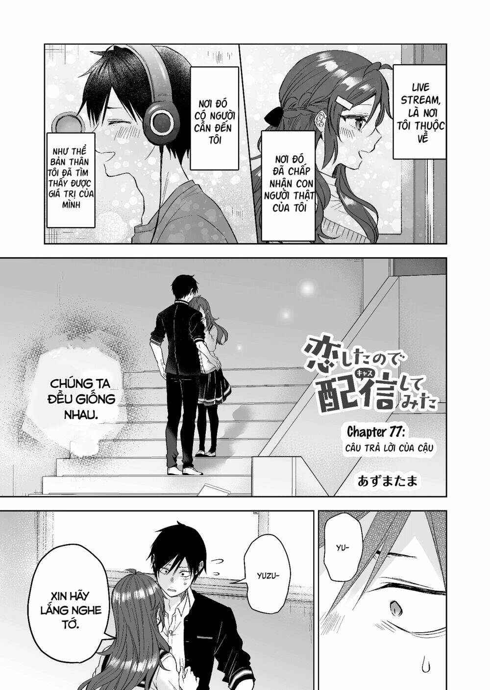 Koi Shita No De, Haishin Shite Mita Chapter 77 - Trang 3