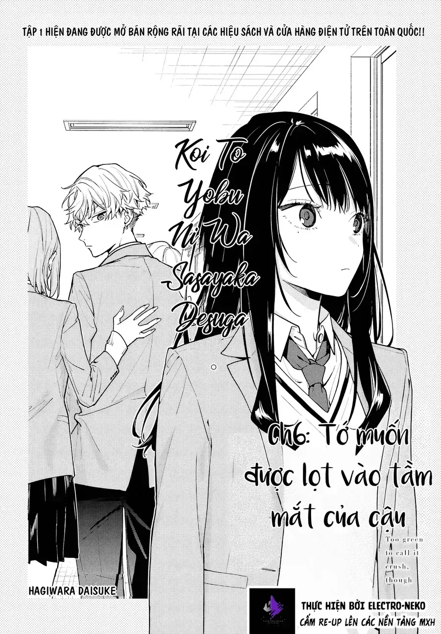 Koi To Yobu Ni Wa Sasayaka Desuga Chapter 6 - Trang 9