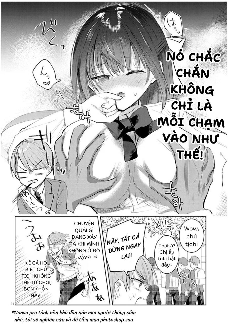 Kotowarenai Kaichou Wa Tomoe-Kun Ni Dake Shite Agetai Chapter 1 - Trang 11