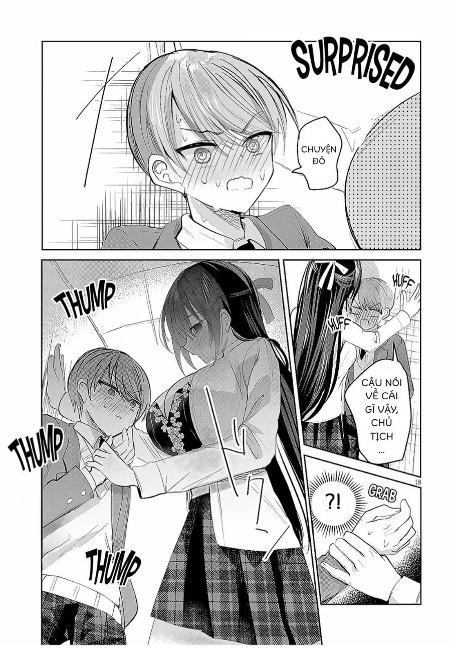Kotowarenai Kaichou Wa Tomoe-Kun Ni Dake Shite Agetai Chapter 1 - Trang 18