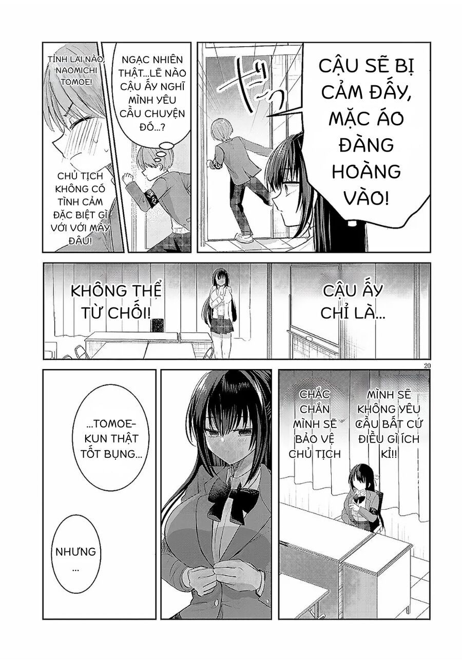Kotowarenai Kaichou Wa Tomoe-Kun Ni Dake Shite Agetai Chapter 1 - Trang 20