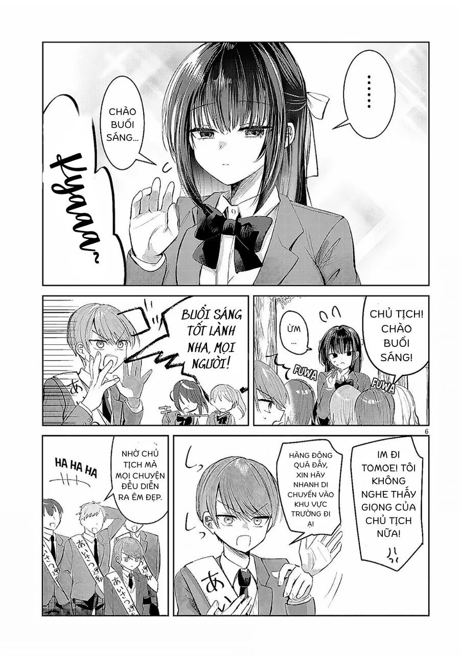 Kotowarenai Kaichou Wa Tomoe-Kun Ni Dake Shite Agetai Chapter 1 - Trang 6