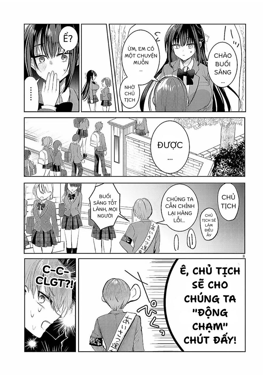 Kotowarenai Kaichou Wa Tomoe-Kun Ni Dake Shite Agetai Chapter 1 - Trang 8
