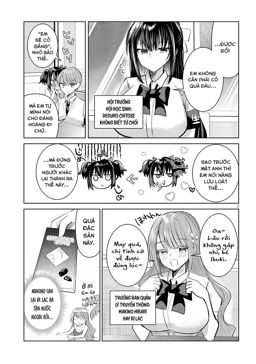 Kotowarenai Kaichou Wa Tomoe-Kun Ni Dake Shite Agetai Chapter 18 - Trang 5