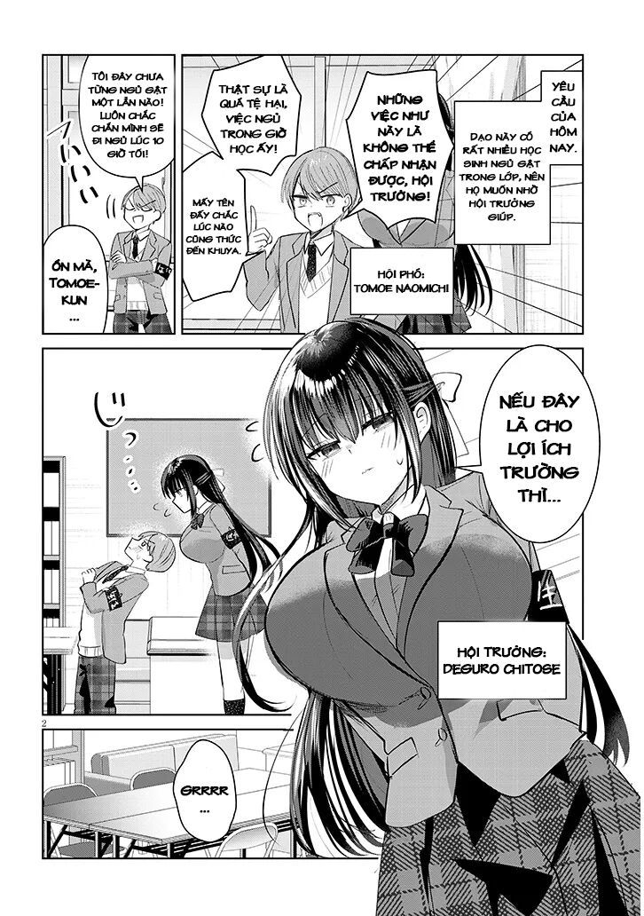 Kotowarenai Kaichou Wa Tomoe-Kun Ni Dake Shite Agetai Chapter 2 - Trang 2