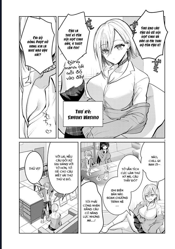 Kotowarenai Kaichou Wa Tomoe-Kun Ni Dake Shite Agetai Chapter 4 - Trang 4