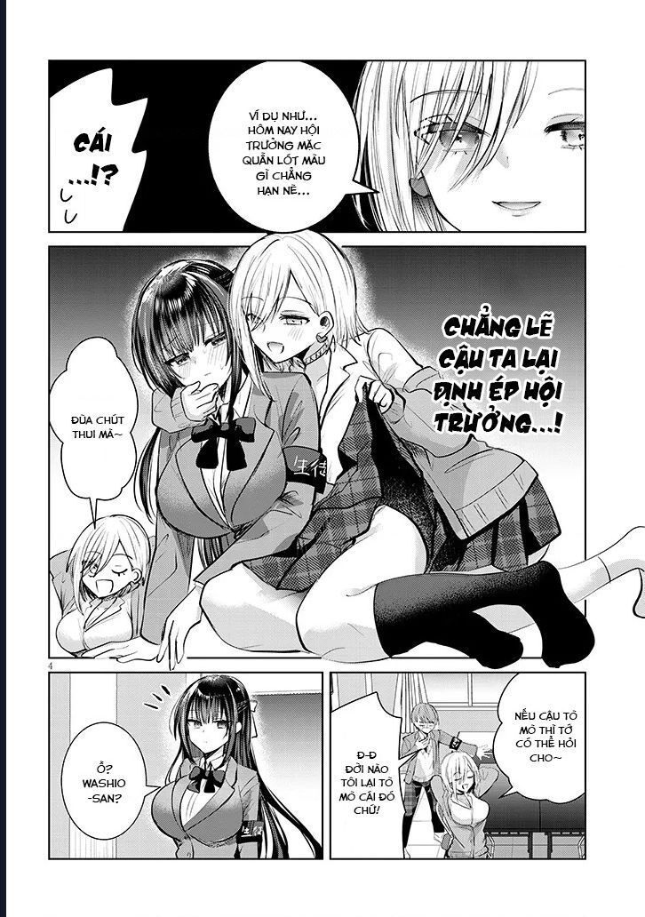 Kotowarenai Kaichou Wa Tomoe-Kun Ni Dake Shite Agetai Chapter 4 - Trang 5