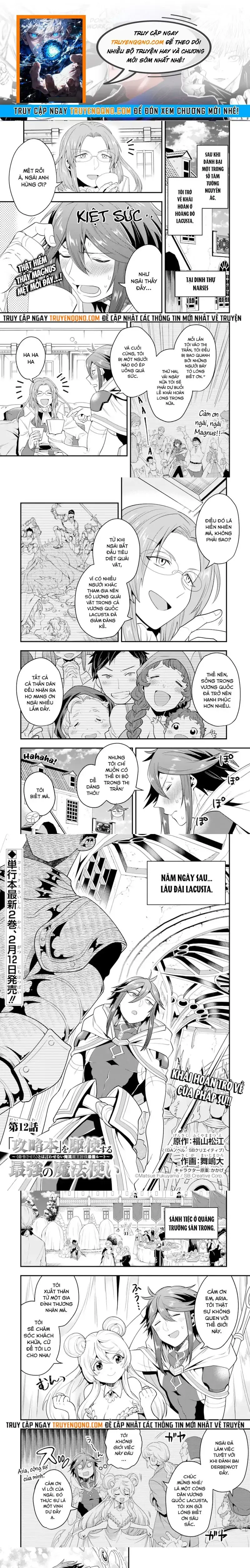 Kouryakubon Wo Kushi Suru Saikyou No Mahoutsukai Chapter 12 - Trang 2