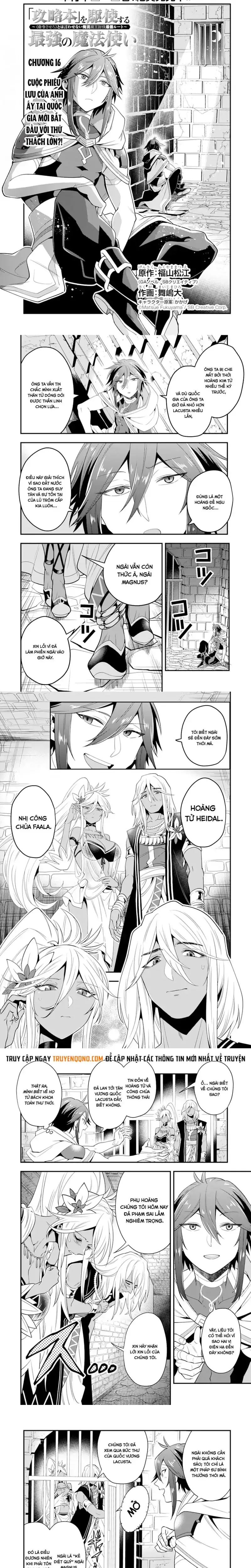 Kouryakubon Wo Kushi Suru Saikyou No Mahoutsukai Chapter 16 - Trang 3