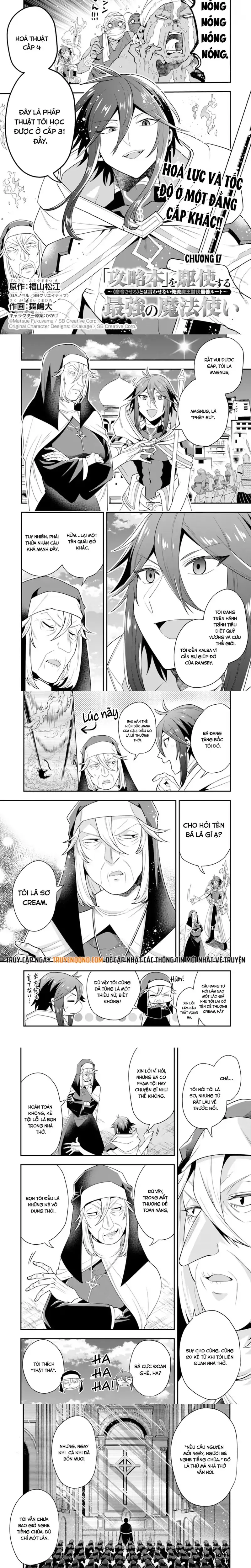 Kouryakubon Wo Kushi Suru Saikyou No Mahoutsukai Chapter 17 - Trang 3