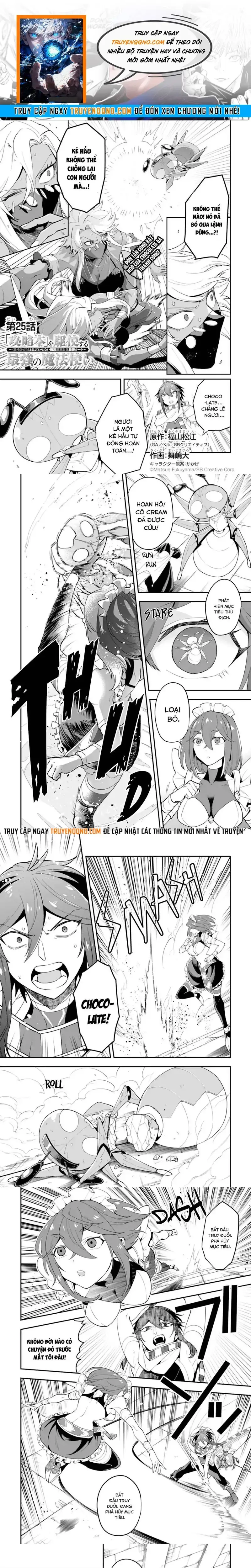 Kouryakubon Wo Kushi Suru Saikyou No Mahoutsukai Chapter 25 - Trang 2