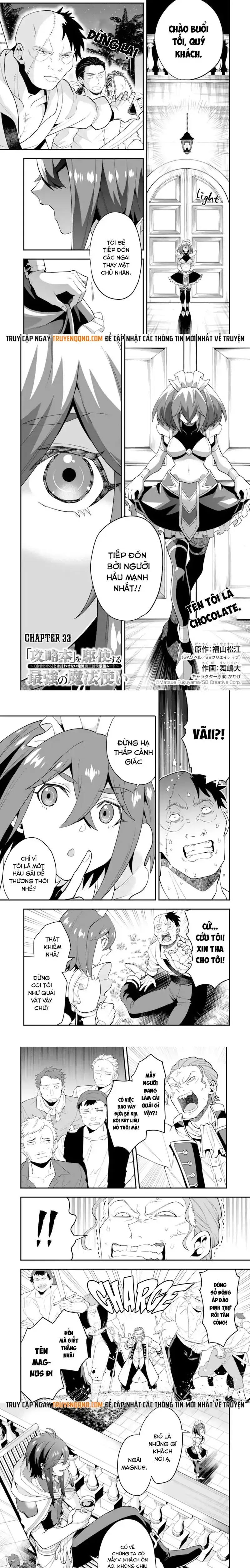 Kouryakubon Wo Kushi Suru Saikyou No Mahoutsukai Chapter 33 - Trang 3