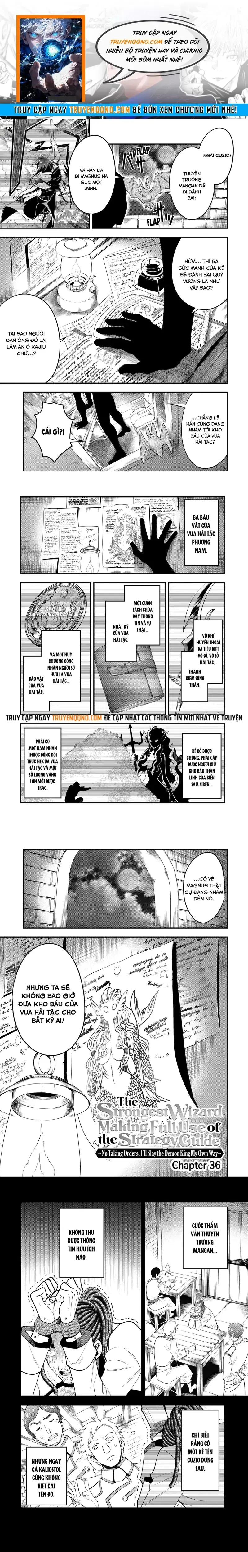 Kouryakubon Wo Kushi Suru Saikyou No Mahoutsukai Chapter 36 - Trang 2