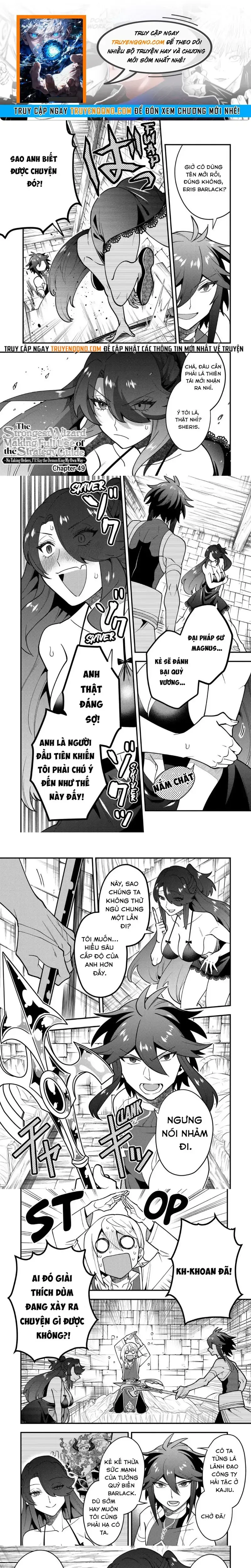 Kouryakubon Wo Kushi Suru Saikyou No Mahoutsukai Chapter 49 - Trang 2