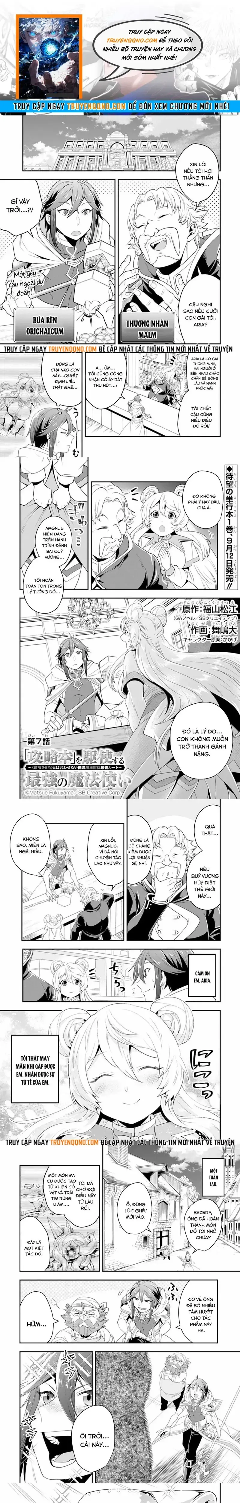 Kouryakubon Wo Kushi Suru Saikyou No Mahoutsukai Chapter 7 - Trang 2