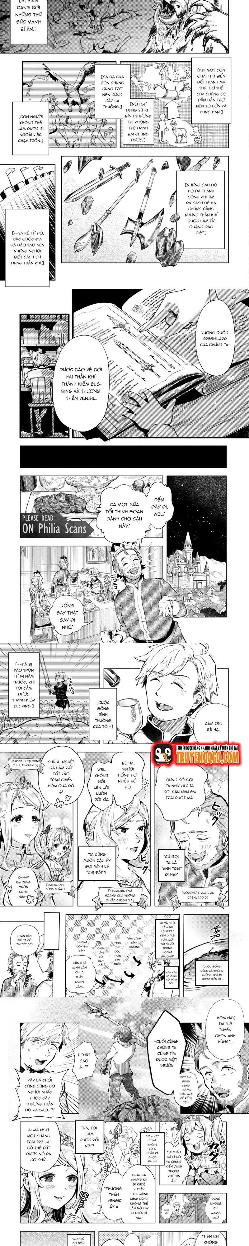 Kuni Ni Sute Rareta Rakuin Yuusha, Youjo Ni Hirowarete Shiawasena Slow Life Wo Hajimeru Chapter 1 - Trang 2