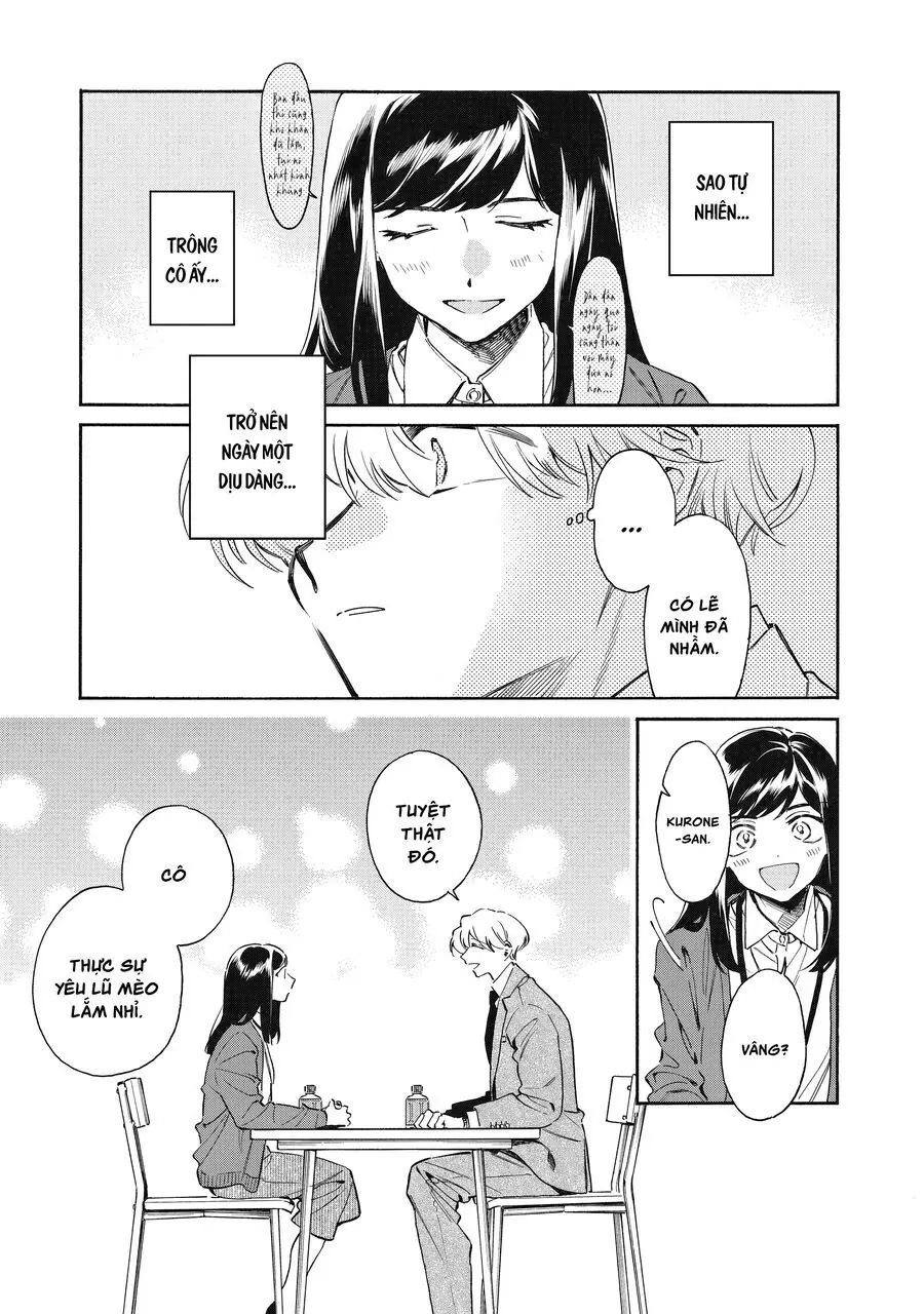 Kurone-San Wa Nyaa To Nakanai Chapter 1 - Trang 34